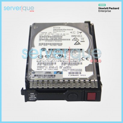 HUC101860CSS204 HP 600GB 12G SAS 10K rpm 2.5" SFF SC Enterprise Hard Drive